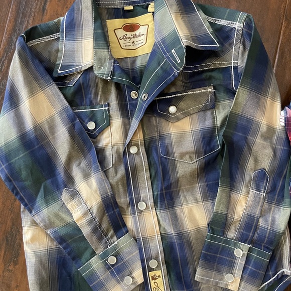 EUC boys 24 month & XS 3/4 year rodeo pearl snaps - Picture 2 of 4